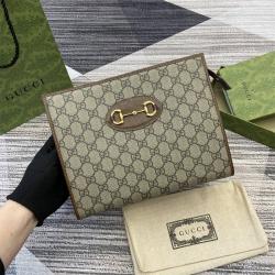 古驰图片GUCCI 621890 1955马衔扣系列手拿包