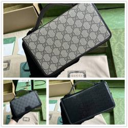 gucci手包古驰 358933/336298 GG帆布差旅文件包手拿包