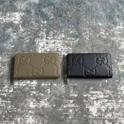 gucci男士钱包古驰 739482 超级双G全拉链式钱包