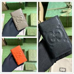 gucci官网中文版古驰 739478 超级双G卡片夹卡包