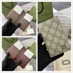 香港gucci官网古驰 768249卡包饰GG细节GG长款卡片夹