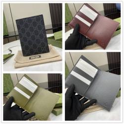 gucci哪里买最便宜古驰 795229 饰深绿色内饰GG护照夹