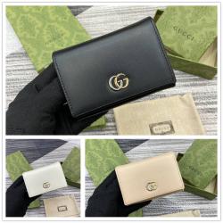 gucci新西兰官网古驰 790067 GG Marmont系列卡片夹卡包
