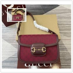 古驰女士包GUCCI 658574/602204 Horsebit 1955系列马鞍包