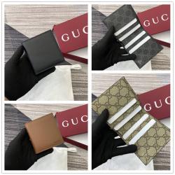 gucci官网中文官方网古驰 818949 GG Emblem系列双折钱包卡包