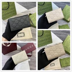 gucci法国官网古驰 815874 GG Emblem系列钱包卡包