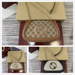 gucci是什么牌子古驰 815711 Blondie系列迷你肩背包（帆布）