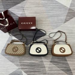 gucci官网价格古驰 815716 Blondie系列大号手提包（帆布）
