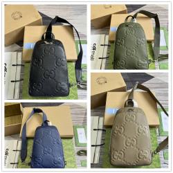 gucci官方网站古驰 766937 超级双G斜挎包胸包