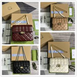 gucci澳洲官网古驰 740834 Deco系列小号肩背包链条包