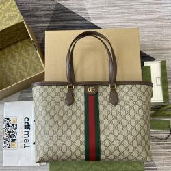 古驰女包GUCCI 631685 Ophidia系列大号托特包购物袋（新版）
