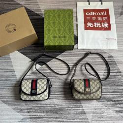 古驰香港官网GUCCI 772239 Ophidia系列迷你肩背包斜挎包