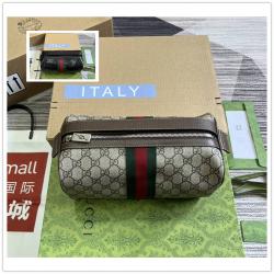 gucci美国官网古驰 759689 饰织带洗漱包手拿包