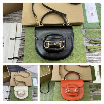 GUCCI古驰女包价格 781387 Horsebit 1955系列迷你手提包