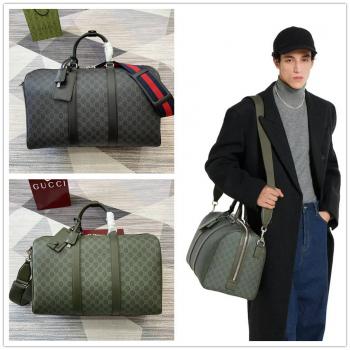 gucci中国官方网站古驰 792074 GG 中号旅行包旅行袋