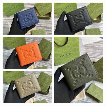 gucci英国官网古驰 739475 超级双G对折钱包