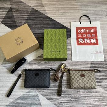 gucci官网中文版古驰 760021 互扣式双G邮差包