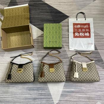 gucci中文官网古驰 795113 Padlock系列GG中号肩背包