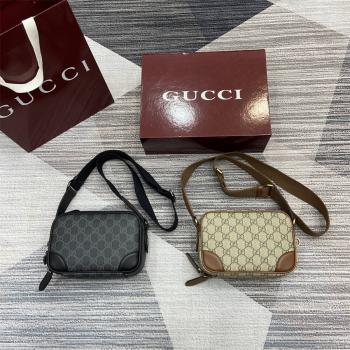 gucci包多少钱古驰 821217 GG Emblem系列超迷你手袋斜挎包