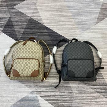 古驰包包官网价格GUCCI 821159 GG Emblem系列中号背包双肩包