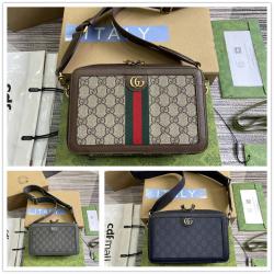 gucci欧洲官网古驰 771174 Ophidia系列GG迷你手袋相机包