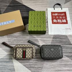 gucci意大利官网古驰 760245 Ophidia系列GG手拿包