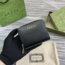 gucci中文官网古驰 772639 饰手写体标识迷你钱包