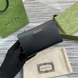 gucci澳洲官网古驰 772640 饰手写体标识全拉链钱包