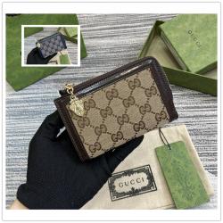 古驰旗舰店GUCCI 790036 Luce系列迷你拉链钱包790037