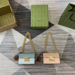 古驰香港官网GUCCI 409487 Padlock系列小号链条包