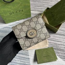 gucci官网价格古驰 760197 迷你GG系列中号钱包（帆布）