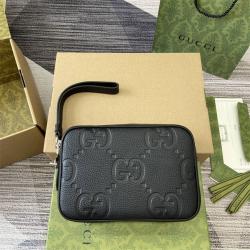 gucci美国官网古驰 802148 小号超级双G手拿包