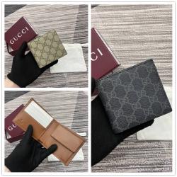gucci官网中文版古驰 821201 GG Emblem系列双折钱包