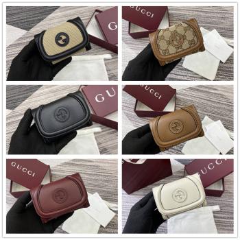古驰包包价格和图片GUCCI 818811 Blondie系列卡包零钱包