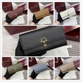 gucci香港官网古驰 828147 Softbit系列长款钱包
