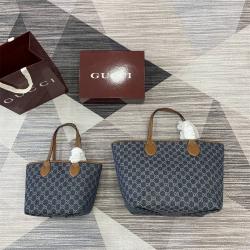 GUCCI古驰820496/820481 Totissima系列托特包购物袋（牛仔布）
