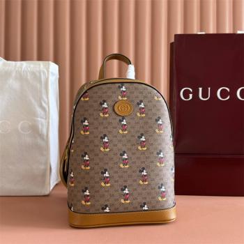 古驰包552884 Disney x Gucci 迪士尼米奇印花小号双肩包