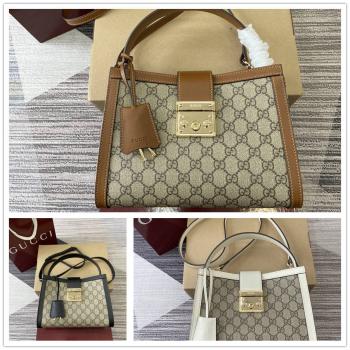 古驰包包GUCCI 838992 Padlock系列中号手提包（帆布）