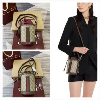 gucci官网价格古驰 838462 Ophidia系列迷你水桶包