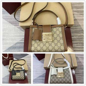 gucci中国官网网站古驰 841653 Padlock系列小号手提包
