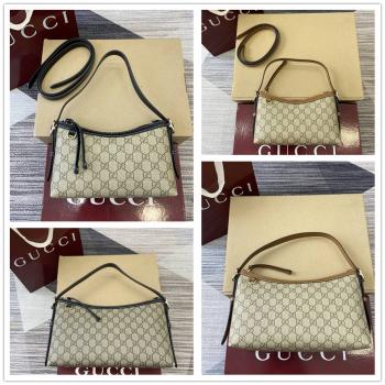 gucci女包古驰 847450/847449 GG Emblem系列小号/中号肩背包