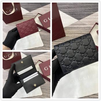 gucci澳洲官网古驰 847207 GG Emblem系列小号钱包