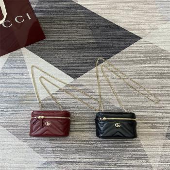 gucci官网价格古驰 837455 GG Marmont系列化妆包
