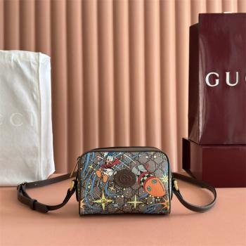 古驰 648124 Disney x Gucci唐老鸭印花迷你肩背包