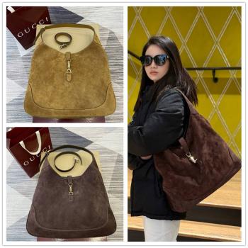 gucci包价格古驰 841542 Jackie系列大号肩背包（绒面磨砂）