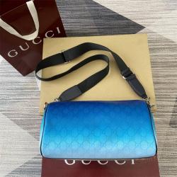 古驰中国官网GUCCI 839325 GG Chroma系列小号圆筒包