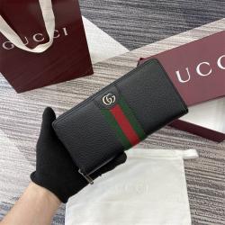 gucci香港官网古驰 838694 Ophidia系列拉链钱包838484