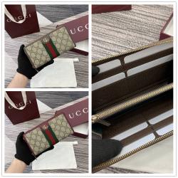 gucci旗舰店古驰 838484 Ophidia系列全拉链式钱包