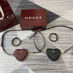gucci中国官网古驰 837753 GG Marmont系列迷你手袋爱心包