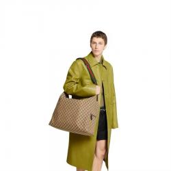 gucci香港官网古驰 821688 GG帆布旅行包旅行袋